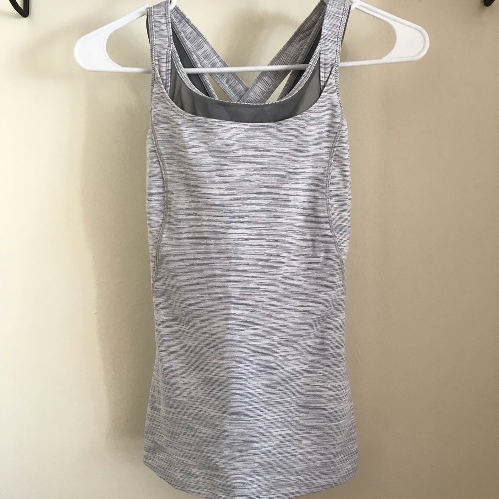 Lululemon Gray Athletic Tank